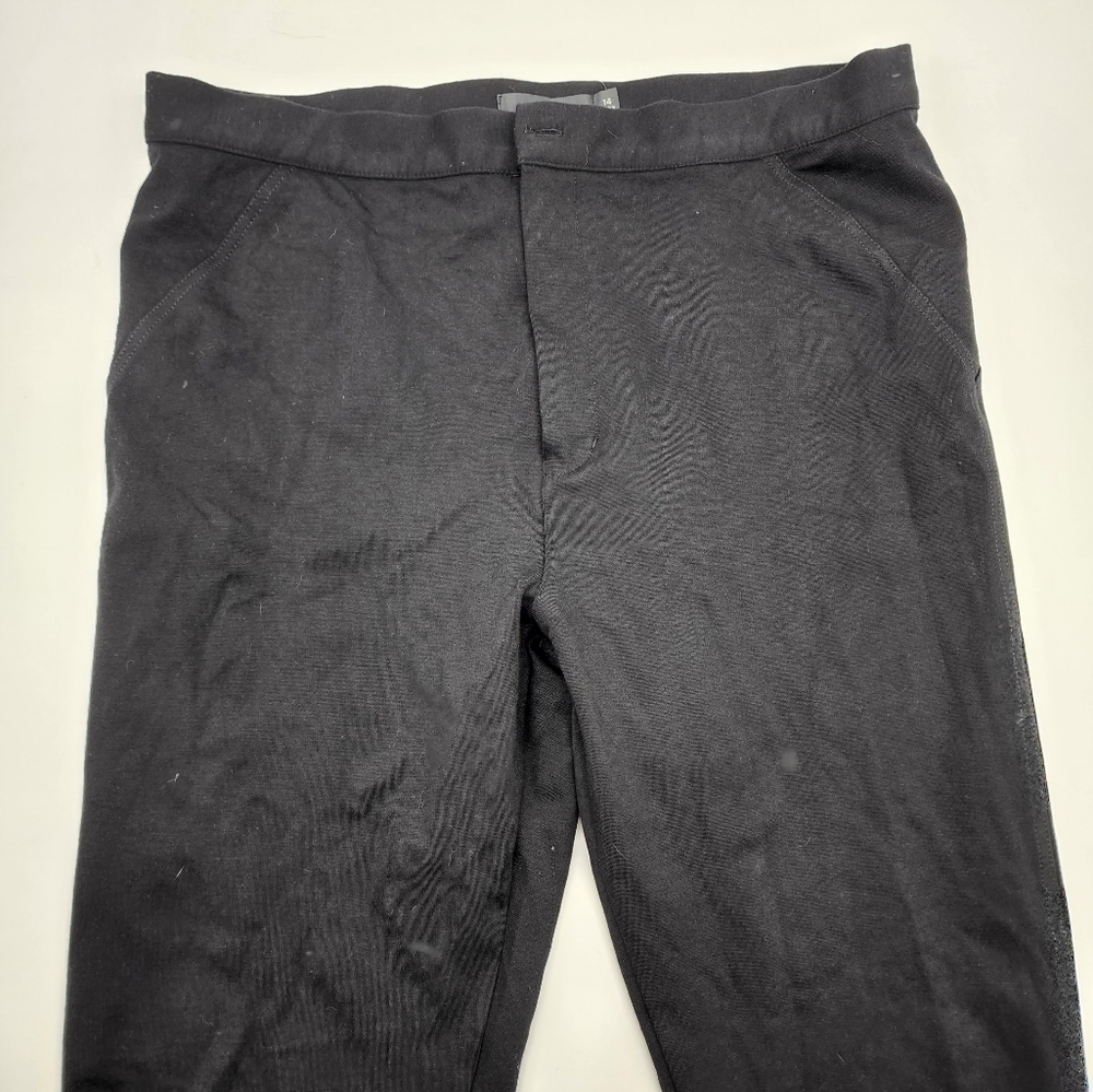 NWT Aus14 Glassons Black Skinny Straight Leg Trousers Pants - Picture 14 of 15